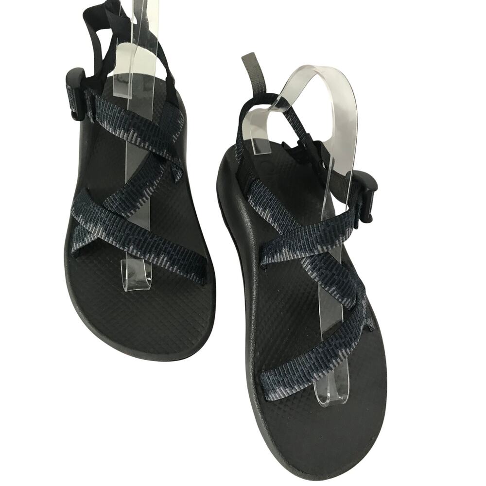 Chaco Size 6 Kids or 7.5 Womens Amp Navy +Sandals Blue Gray Strappy Athletic
